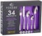 Henley Premium 18/10 Stainless Steel 34 Piece Dishwasher Safe Cutlery Set for 8 People | RZHomestore®