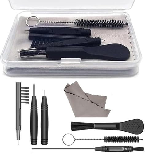 Hearing Aid Cleaning Kit – Complete Hearing Aid Cleaner Set | Earwax Cleaner Tool Sets Hearing Aid Brushes Wire for Cleaning