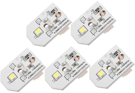 Gadpiparty 5pcs Refrigerator Led Light Module Replacement Bulbs Warm Light Compatible Refrigerators Bulb Base