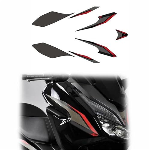 Adesivo per moto Per Honda FORZA 125 300 Adesivo Di Protezione Per Carrozzeria Moto Per Carenatura(Black)