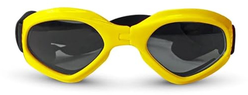 Hundebrille, Retro Hundebrille Falten Haustier Hund Brille Schöne Sonnenbrille Reflexion Auge Tragen for Kleine Katze Fotos Produkte(Yellow)
