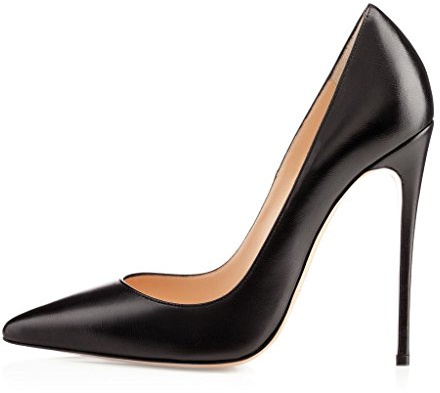 Elashe Damen Pumps mit Kleiner Absatz Runde Zehen Schuhe Slip On Elegante Party Hochzeit Pumps Vegan 35-45EU