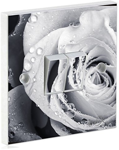Roses Flowers Light Switch & Double Sticker Vinyl/Skin Cover dsw43