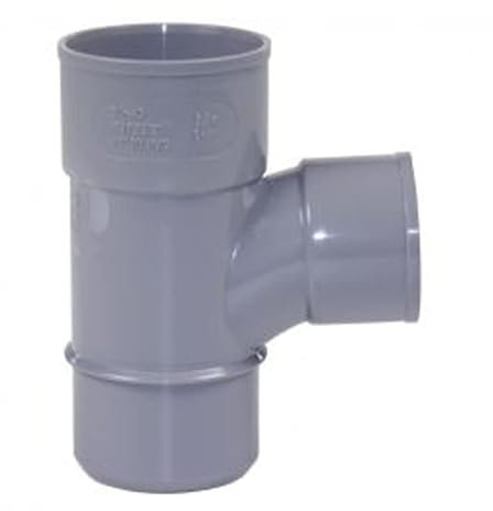 First Plast - Raccord PVC évacuation - 40 tés pied de biche PVC 87°30 Femelle Femelle Ø50 -
