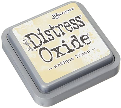 Ranger antik Leinen Not-Oxid Tinte Pad, Kunststoff, beige, 7,5 x 7,5 x 1,9 cm
