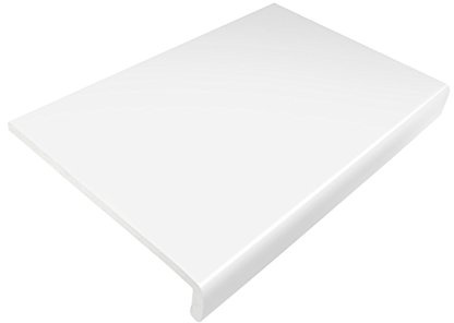 200mm White UPVC Window Board/Cill Cover 2.5m Long 9mm Thick Plastic Window Sill Capping