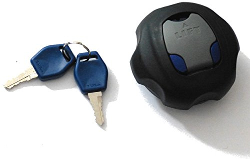 MotorsportGoetz ATV-Quad Tankdeckel abschließbar Kymco MXer 50 150 MXer MXU Edelstahl robust natürlich Quad Tank Cover