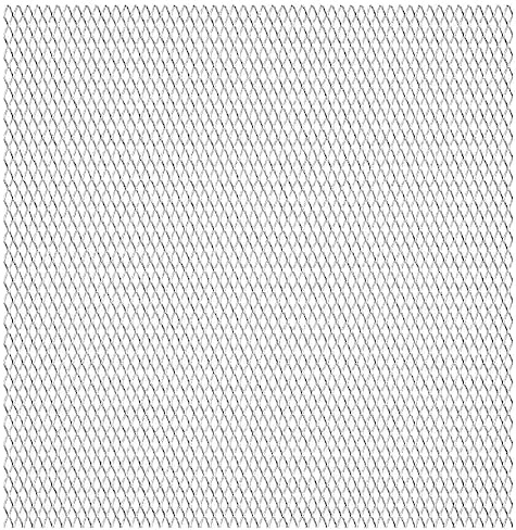 vidaXL Expanded Wire Mesh Panel Stainless Steel 50 x 50 cm 30 x 17 x 2.5 mm