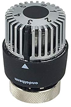 2 Stk Oreg Ondatherm L Thermostatkopf LFc 30 chrom mit Spartaste fester Fühler