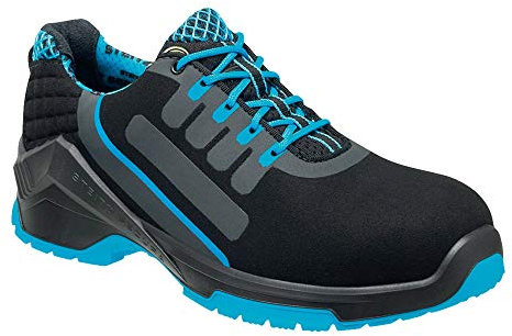 Steitz Secura C29805 ESD VD PRO 1500 S2 Halbschuh, Schwarz/Blau, XB Weite, 45 Größe