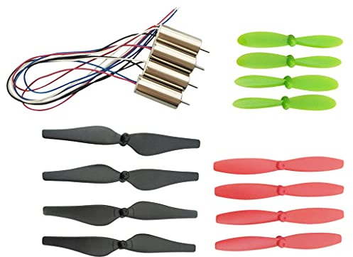 Hellery 8520 8.5x20mm Coreless Motor 3.7V + Upgrade Prop Blade Für Universal DIY