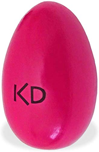 keepdrum Shaker Eggs Schütteleier Eier aus Holz Rot Percussion Instrument Rasseleier für Kinder 1 Paar