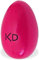 Keepdrum Shaker Eggs - Huevos de madera para niños, 1 par, color rojo