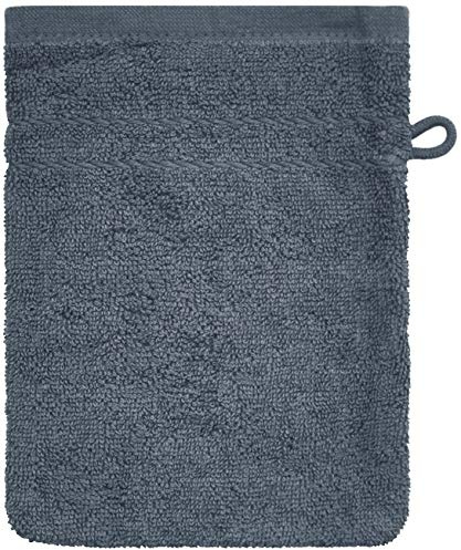 Dyckhoff Waschhandschuh Kristall Steingrau 16 x 21 cm