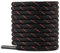 Knixmax Cordones Redondos para Zapatos [2 Pares] Cordones Duraderos para Botas de Senderismo y Trekking Zapatos,Negro-Marrón 150cm