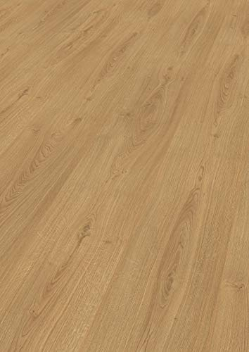 EGGER Home Laminatboden EHL067 Widford Eiche (8mm, 2,535m²) | authentische Holzoptik | | Einfache Verlegung durch CLIC It! System | Praktisch & wertbeständig