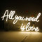 All You Need Is Love Letrero De Neón, Letrero De Luz De Neón Led Para Decoración De Fiesta De Matrimonio Letreros De Neón De Pared Para El Hogar Habitación De Niños Fiesta De Boda Decoración De Fiesta
