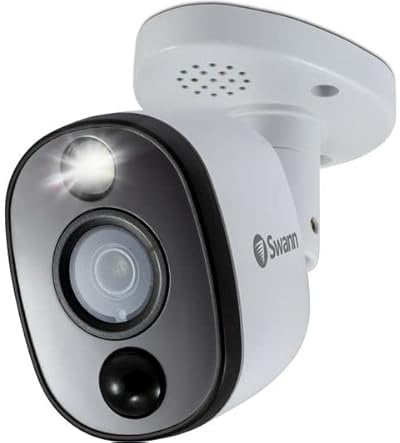 Swann WPRO-4KWLBPK2-EU 4K Ultra HD Add-On Security Camera, 151mm x 70mm x 70mm, White