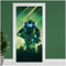 Finest Folia Türfolie 90x200 cm Türtapete Türposter Folie für Tür Wohnzimmer Kinderzimmer Küche Türaufkleber Bad Aufkleber selbstklebend TF03 (10 Cyberpunk Soldier)