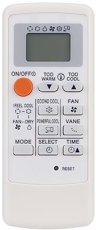 ALLIMITY Replace Remote Control fit for Mitsubishi AC MP07A MSZ-HJ35VA MSZ-HJ50VA MSZ-HC35VA MSZ-HC50VA MUZ-HJ22VA MUZ-HJ25VA MUZ-HJ35VA MUZ-HJ50VA MUZ-HC22VA MUZ-HC25VA MUZ-HC35VA MUZ-HC50VA