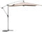 Hespéride - Parasol Déporté Rond Manoa Blé 3 m Anti-Rouille Rotation 360° Protection Soleil, Intempéries pour Jardin, Terrasse