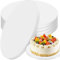 LWAIX Sottotorta Tondo 30 cm 12mm Cake Board Vassoio per Torta Rotondo per Decorazione di Torte di Matrimoni e Compleanno 5PCS (Weiß)
