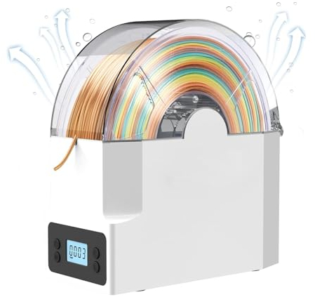 Déshydrateur De Filament, Boîte Sèche De Filament D'imprimante 3D avec Température Réglable À 3 Vitesses, Compatible avec Le Filament De 1,75 2,85 3,00 Mm, pour Pièce Faite À La Main À La Maison