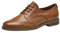 Tamaris Zapatos de Cordones de Caña Baja para Mujer, Cómodos, de Piel, Nuez, 36 EU