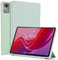 WD&CD Cuero Funda Compatible para Lenovo Tab M11, 11 Pulgadas, Protector Compatible con Lenovo Tab M11, PC+PU Caso Carcasa Case Libro de Cuero con Soporte Función, Verde