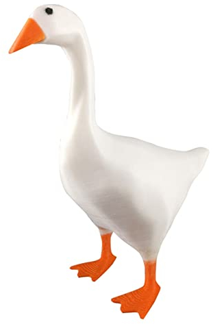 Magnetischer Goos-e-Enten-Schlüsselhalter, magnetischer kreativer Goos-e-Entenstatuen-Schlüsselaufbewahrungsständer aus Kunstharz, 3D-gedruckte Tierfiguren-Werkzeughalter for die Dekoration/541