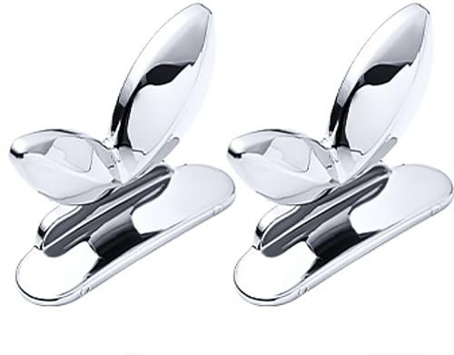 2 Pcs Toilet Seat Lifter Toilet Seat Lifter Handle Toilet Lid Lifter Toilet Cover Lifter Toilet Lid Handdle Avoid Touching for Various Bathroom Accessories Silvery
