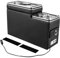 Godimg Universal Mittelkonsole Auto mit Ablagen Organizer Kompatibel mit VW T5 T6 T6.1 2003-2019, mit Getränkehalter, USB-Anschluss, LED-Leuchten