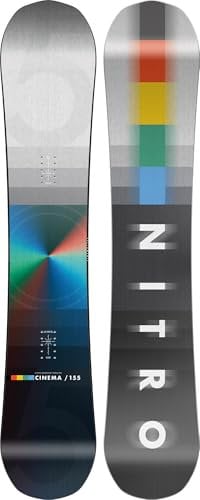 Nitro Snowboards Herren Cinema BRD ´25, Allmountainboard, Directional Twin, Gullwing Rocker, All-Terrain, Progressive Width, 155