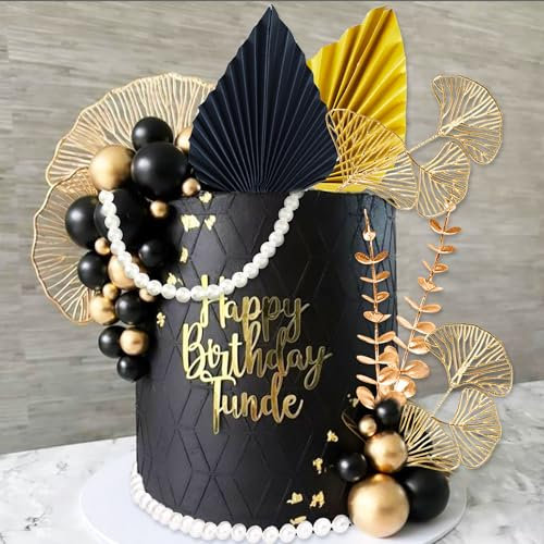 Roaring Good Time 1920s Kuchen Dekoration Prom Kuchen Dekoration Schwarz Gold Kuchen Dekoration Feather Cake Deko Roaring 20er Jahre Kuchen Dekoration