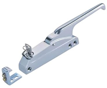 Gralara Cold Storage Door Lock,latches Freezer Kit,Freezer Lock Radial Latch Walk in Cool Door Handle, for Office, Refrigerators, CX 1200