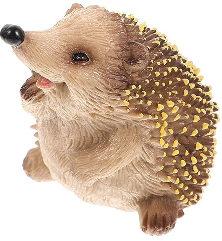 BESPORTBLE Igel Gartenfigur Aus Plastik Cartoon-Miniatur-Igel-Dekoration Für Rasen Mikro-landschafts-Igel-Ornament Kleines Plastikhandwerk Für Garten Oder Park Im Freien