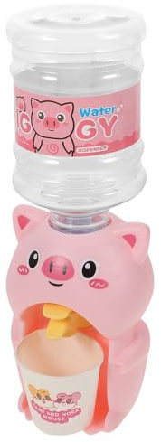 Vaguelly 1pieza Juguete De Dispensador De Agua para Fuente De Agua Forma De Cerdito para Interiores y Exteriores para Cumpleaños Color Rosa