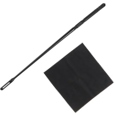 HANABASS Varilla De Limpieza De Flauta Y Piccolo Kit De Limpieza Con Paño Accesorios Para Flauta Travesera Herramienta Portátil Para Cuidado Y Sin Rayar