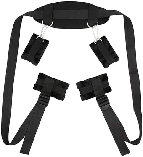 QiKKago Schwarze HäNde Und Beine Nylon Komfort Set FüR HäNde Und Beine Krafttraining, Paar Geschenk-H4