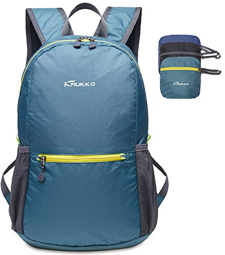 Wasserdicht Faltbarer Rucksack für Damen & Herren 18L - Ultra Leicht Tagesrucksack für den Alltag - Wanderrucksack Sportrucksack