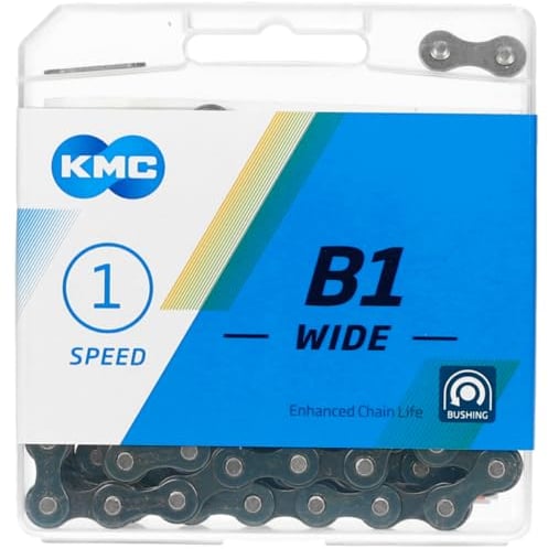 KMC B1 Singlespeed-Kette, Schwarz, 112 Link