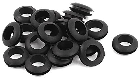 Aexit 10mm Inner Dia Double Sides Guaine passacavi Guarnizione Anello 20Pcs ID: 925451