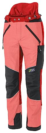 PSS Schnittschutzhose X-Treme Vectran Rot/Schwarz Gr. 110 schlank und groß