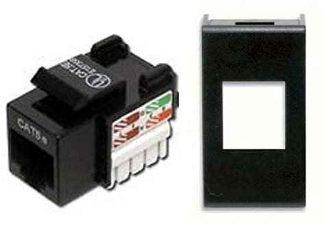 Presa dati RJ45 compatibile per serie AVE NOIR