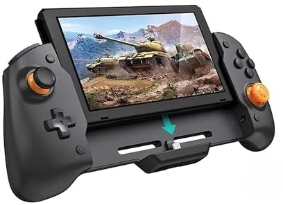 DOBE TNS19252C Grip inline Gamepad Plug and Play, pour N Switch NS, peut charger et jouer à des jeux en même temps, avec gyroscope à six axes, capteur de gravité, vibration à double moteur avec