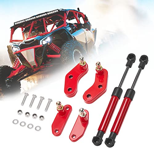 Kemimoto X3 Door Opener Kits for 2017-2021 Can Am Maverick X3 and X3 Max Front and Rear Doors, Red