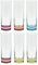 Secret de Gourmet - Set di 6 bicchieri H Colori Water da 31cl