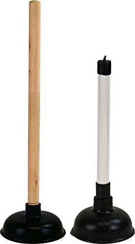 Sterling Ventures Rubber Toilet Plunger Toilet Unblocker (Set of 2)