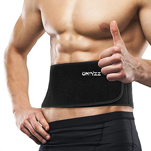 ONTYZZ Rückenstützgurt Einstellbar Bodybuilding Lendengürtel für Sportschutz Schmerzlinderung Haltungskorrektur Nierengürtel Rückenbandage XL