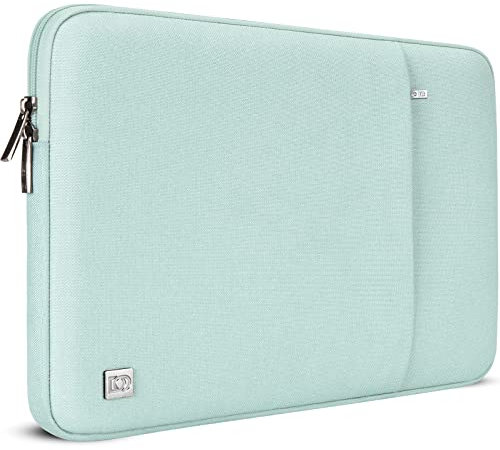 DOMISO 14 inch Laptop Sleeve Case Water-Resistant Carrying Bag for 14 Lenovo Chromebook S330/ThinkPad A485 E485 T480s/HP ProBook 640 645 G4/Dell Inspiron 5480 5481 5482 5490 Chromebook 14,Mint Green